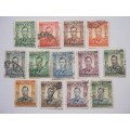 SOUTHERN RHODESIA - 1937 DEFIN ISSUE KGVI - FULL SET OF 13 - USED