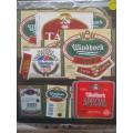 SELECTION OF BEER LABELS - GOOD CLEAN CONDITION
