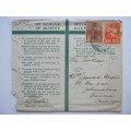 POSTAL HISTORY - WAR MEMORABILIA -  ACTIVE SERVICE COVER FROM EGYPT TO JOHANNESBURG