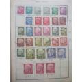 `NEW AGE` SPRINGBACK ALBUM - BULK LOT OF STAMPS FROM GERMAN FEDERAL REPUBLIC - DUPLICATION