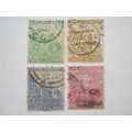 COGH - 1893-98 DEFIN ISSUE `NEW COLOURS` - PART SET OF SINGLES - USED