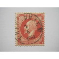 NORWAY - 1856 KING OSCAR I - 8s RED - FINE USED SINGLE WITH EXCELLENT POSTMARK