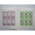 NEW ZEALAND - 1958/59/60 HEALTH STAMPS - 3 x FULL SETS IN MINATURE SHEETS - UNUSED