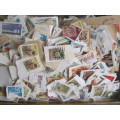 ROWNTREES `DAIRY BOX` FULL OF STAMPS ON PAPER - MOSTLY RSA/UNION