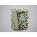 GB QV -  1880-81 DEFIN ISSUE - 1/2d GREEN - SINGLE - FINE USED WITH GOOD CANCELLATION
