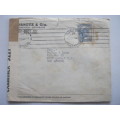 ARGENTINA - 1940 POSTAL HISTORY - WWII CENSORED COVER - BUENOS AIRES, ARGENTINA TO SOUTH AFRICA