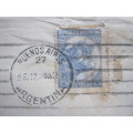 ARGENTINA - 1940 POSTAL HISTORY - WWII CENSORED COVER - BUENOS AIRES, ARGENTINA TO SOUTH AFRICA