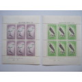 NEW ZEALAND - 1961 HEALTH STAMPS - FULL SET OF MINIATURE SHEETS - UNUSED