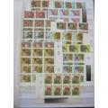 LARGE `IMPERIAL` STOCK BOOK - RSA - CRAMMED WITH CYLINDER BLOCKS, BLOCKS, MINISHEETS ETC