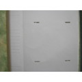 LARGE EMPTY SPRINGBACK ALBUM - 33 x DOUBLE SIDED SHEETS WITH 3 COMPARTMENTS PER PAGE