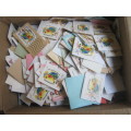**R1 START** BISCUIT BOX ABOUT 90% FULL OF 1995 MASAKHANE STAMPS ON PAPER