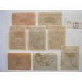 GREECE - 1935 AIR. MYTHOLOGICAL DESIGNS - SELECTION OF SINGLES - USED/UNUSED