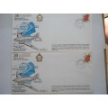 RSA - 1979 SAAF COMMEMORATIVE COVERS - 30th ANNIV OF BERLIN AIRLIFT - TWO COVERS - ONE SIGNED