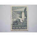 NETHERLANDS - 1951 AIR - 25g BLACK (TOP VALUE) - FINE USED - HUGE C/V