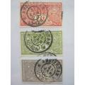 NETHERLANDS - 1906 SOCIETY FOR THE PREVENTION OF TB - FULL SET OF SINGLES WITH SUPERB POSTMARKS