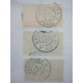 NETHERLANDS - 1906 SOCIETY FOR THE PREVENTION OF TB - FULL SET OF SINGLES WITH SUPERB POSTMARKS