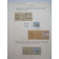 THEMATICS - COLLECTION OF S. RHODESIA v. RHODESIA POSTMARKS (BEFORE and AFTER)