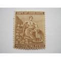 COGH - 1884-90 DEFIN ISSUE (Wmk CABLED ANCHOR) - 2d PALE BISTRE - SINGLE - UNUSED