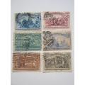 USA - 1893 COLOMBIAN EXPOSITION, CHICAGO - SHORT SET OF SINGLES - USED