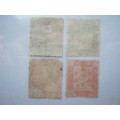 TETUAN-CHECHUAN (FRENCH MOROCCO) - 1896 - SELECTION OF FOUR RARE SINGLES - FINE USED