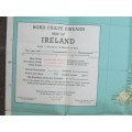VINTAGE MAP OF IRELAND - 1958 REVISED VERSION