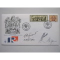RSA - 1981 REPUBLIC FESTIVAL - OFFICIAL FDC # 3.29 SIGNED BY THREE STATE PRESIDENTS