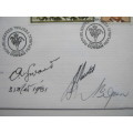 RSA - 1981 REPUBLIC FESTIVAL - OFFICIAL FDC # 3.29 SIGNED BY THREE STATE PRESIDENTS