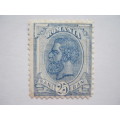 ROMANIA - 1893 DEFIN ISSUE KING KARL I - 25b BLUE - SINGLE - UNUSED