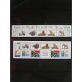 RSA - 1997 6th DEFIN ISSUE `ENDANGERED` SPECIES - FULL SET OF SINGLES plus ADDITIONAL VALUES - MNH