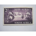 UNION - 1952 LANDING OF VAN RIEBEECK - 2d - SINGLE WITH `FULL MOON` VARIETY - FINE USED