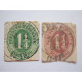 SCHLESWIG-HOLSTEIN - 1864 DEFIN ISSUE - SELECTION OF SINGLES - USED