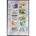 RSA - 2005 SOUTH AFRICAN LORE AND LEGENDS - FULL SHEETLET OF 10 - MNH