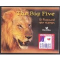 RSA - 2001 - BIG FIVE SELF-ADHESIVE BOOKLET - SERRATED - COMPLETE