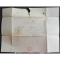 POSTAL HISTORY - 1849 COVER TO CAPE TOWN WITH POST OFFICE STAMP