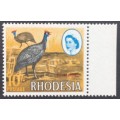 RHODESIA - 1966-70 DEFIN ISSUE (MARDON) - 10/- GUINEA FOWL - SINGLE - MNH