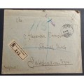 POSTAL HISTORY - 1930 PRIVATE COVER LUZERN, SWITZERLAND TO UNITED KINGDOM WITH STAMPS ON REVERSE