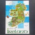 POSTCARD FROM IRELAND TO JOHANNESBURG - POSTED 1971