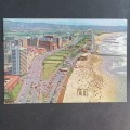 POSTCARD OF AERIAL VIEW OF DURBAN BEACH FRONT - UNPOSTED