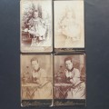 VINTAGE FAMILY PHOTOGRAPHS BY `ALDHAM & ALDHAM` OF GRAHAMSTOWN - CIRCA 1850