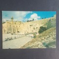 POSTCARD OF WESTERN WALL, JERUSALEM - UNPOSTED