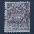 BSAC - 1892 Defin Issue - 2s6d Grey-purple - Single - Used