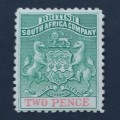 BSAC - 1895 Defin Issue - 2d Green & Red - Single - Unused