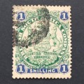 BSAC - 1896-97 Defin Issue - 1/- Green & Blue - Single - Used