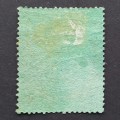 BSAC - 1896-97 Defin Issue - 4/- Orange, Red & Blue on Green - Single - Used