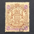 BSAC - 1896-97 Defin Issue - 2s6d Brown & Purple on Yellow - Single - Used