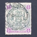 BSAC - 1897 Addt defin Issue - 1/2d Greyish-black & Purple - Single - Used