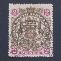 BSAC - 1897 Addt defin Issue - 2d Brown & Mauve - Single - Fine used