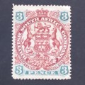 BSAC - 1897 Addt defin Issue - 3d Brown-red & Slate-blue - Single - Unused