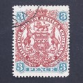 BSAC - 1897 Addt defin Issue - 3d Brown-red & Slate-blue - Single - Fine used