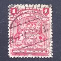 BSAC - 1898-1908 Defin Issue - 1d Red - Single - Used